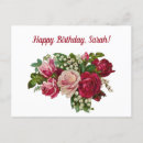 Search for happy birthday rose postcards Red