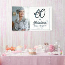 Search for 60th birthday banners Minimal typography simple