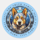 Search for cattle dog stickers Blue