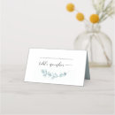 Search for greenery place cards Green and white