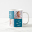 Search for blue and white snowflakes mugs Photo collage