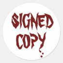 Search for copy stickers Signed