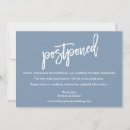 Search for change the date invitations Dusty blue