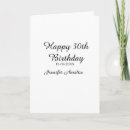 Search for stylish birthday cards Happy 30th birthday