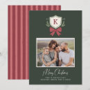 Search for monogrammed christmas cards Crest