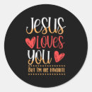 Search for god loves you stickers Church