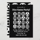 Search for dice game invitations Modern