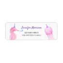 Search for cute mermaid return address labels Girl