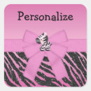 Search for pink zebra labels Glitter