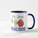 Search for number one teacher mugs Education