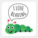 Search for the bookworm stickers For kids