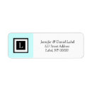 Search for monogram l return address labels Monograms