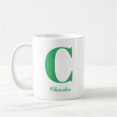 Search for script letter mugs Initials