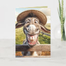 Search for funny donkey birthday cards Farm