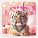 Search for tiger baby stickers Pink