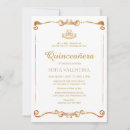 Search for white and gold quinceanera invitations Daughter