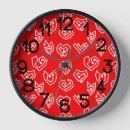 Search for valentines clocks Hearts