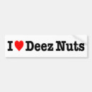Search for nuts bumper stickers Deez