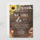Search for sunflower wedding anniversary invitations Country