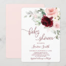 Search for burgundy and blush invitations Flowers