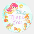 Search for blue mermaid stickers For kids