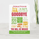 Search for leaving job cards Retirement