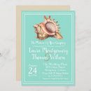 Search for conch shells invitations Beach