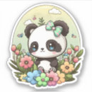 Search for kawaii panda stickers Trendy