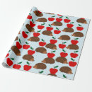 Search for hedgehog wrapping paper Brown