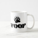 Search for bear paw print mugs Woof