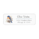 Search for love birds return address labels Rustic