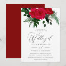 Search for red and green wedding invitations Floral