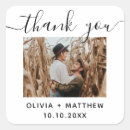 Search for photo thank you wedding stickers Modern
