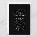 Search for simply elegant wedding invitations Black