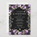 Search for purple black butterfly birthday invitations Butterflies