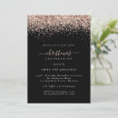 Search for gold black christmas invitations Sparkle