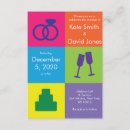 Search for pop art wedding invitations Colourful
