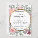 Search for simple calligraphy rustic greenery wedding invitations Watercolor floral foliage
