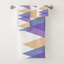 Search for purple blue bath towels Geometric