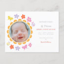 Search for floral birth announcement cards Girl