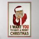 Search for want christmas posters I want you
