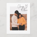 Search for change of plans postcards Change the date