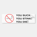 Search for smoke bumper stickers Cancer