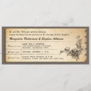 Search for aged paper wedding invitations Antique