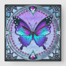 Search for stained glass butterfly art Purple