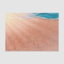 Search for blue ocean waves tissue paper Beach