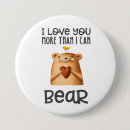 Search for love bear badges Heart