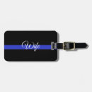 Search for police luggage tags Officer