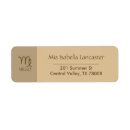 Search for astrology return address labels Zodiac