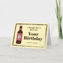 Search for funny alcohol birthday cards Celebration
